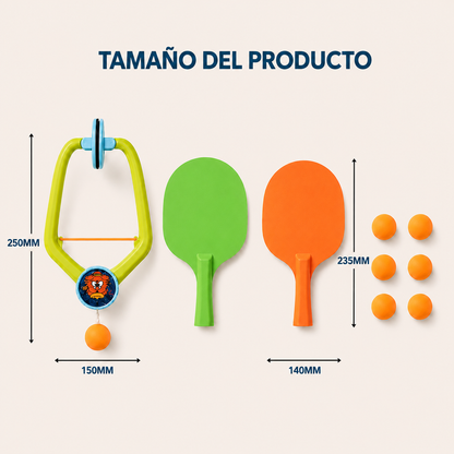 Set de ping-pong para puerta